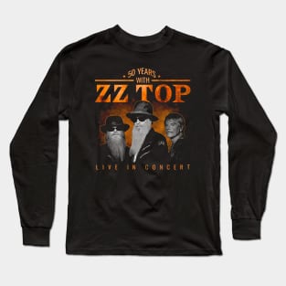 ZZTops Rock Band 50 Long Sleeve T-Shirt